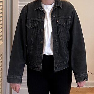 Vintage Levi’s Jean Jacket, Black, Size S